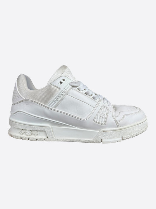 Louis Vuitton White Leather Trainers