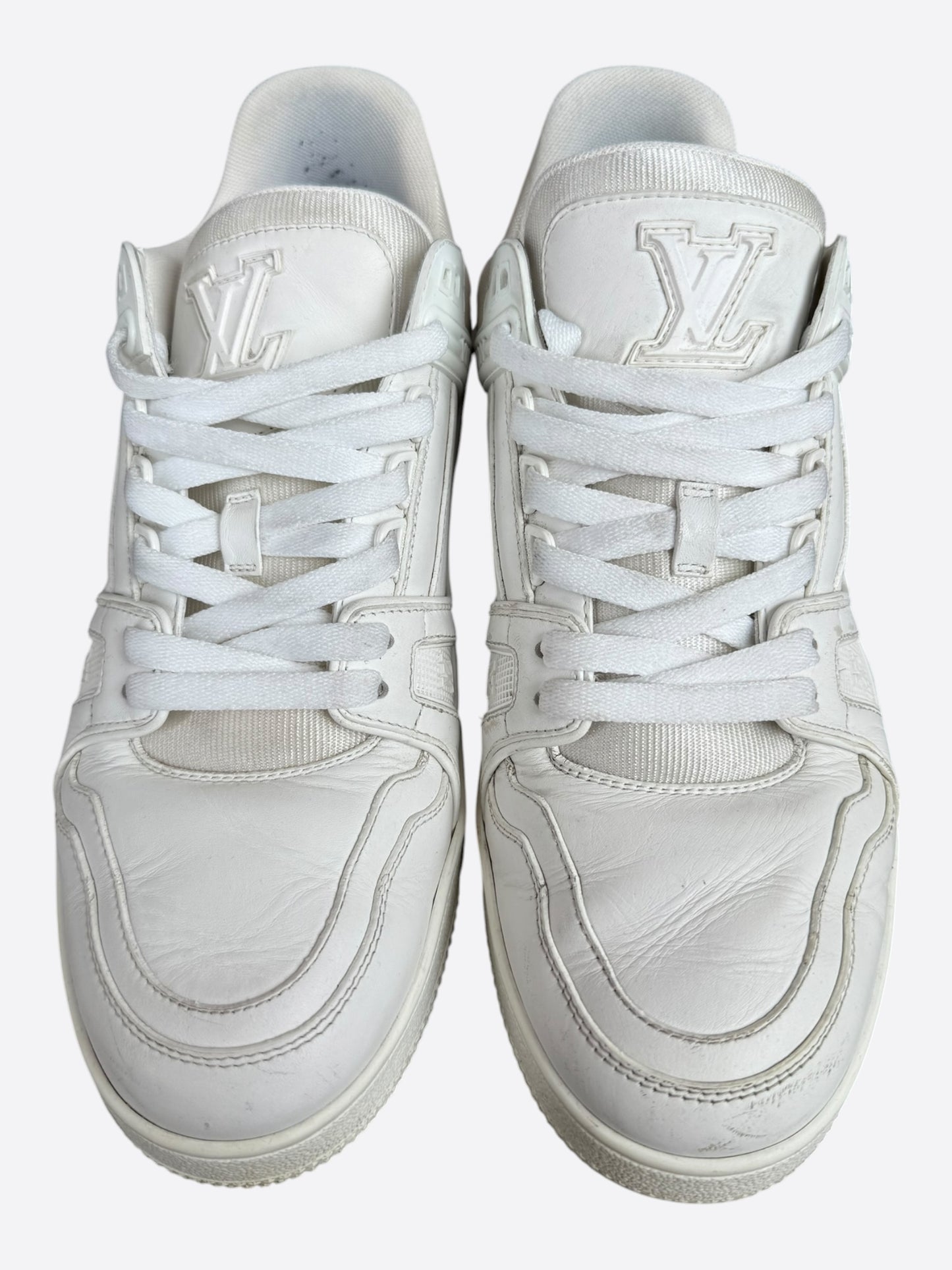 Louis Vuitton White Leather Trainers