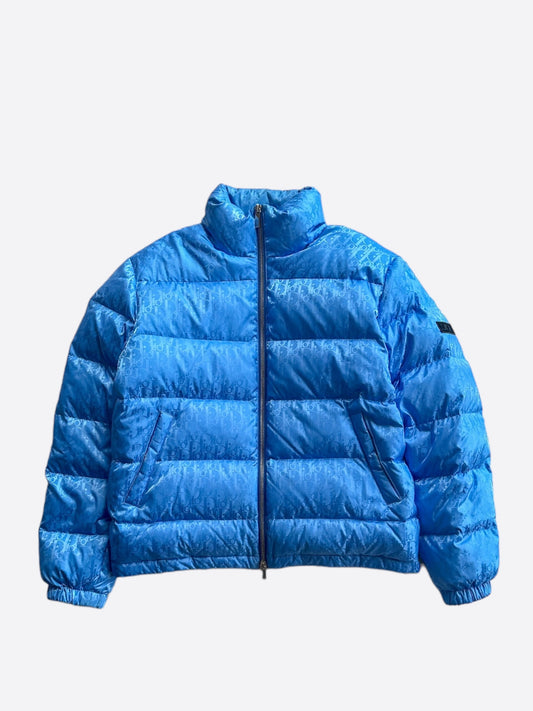 Dior Blue Oblique Puffer Jacket