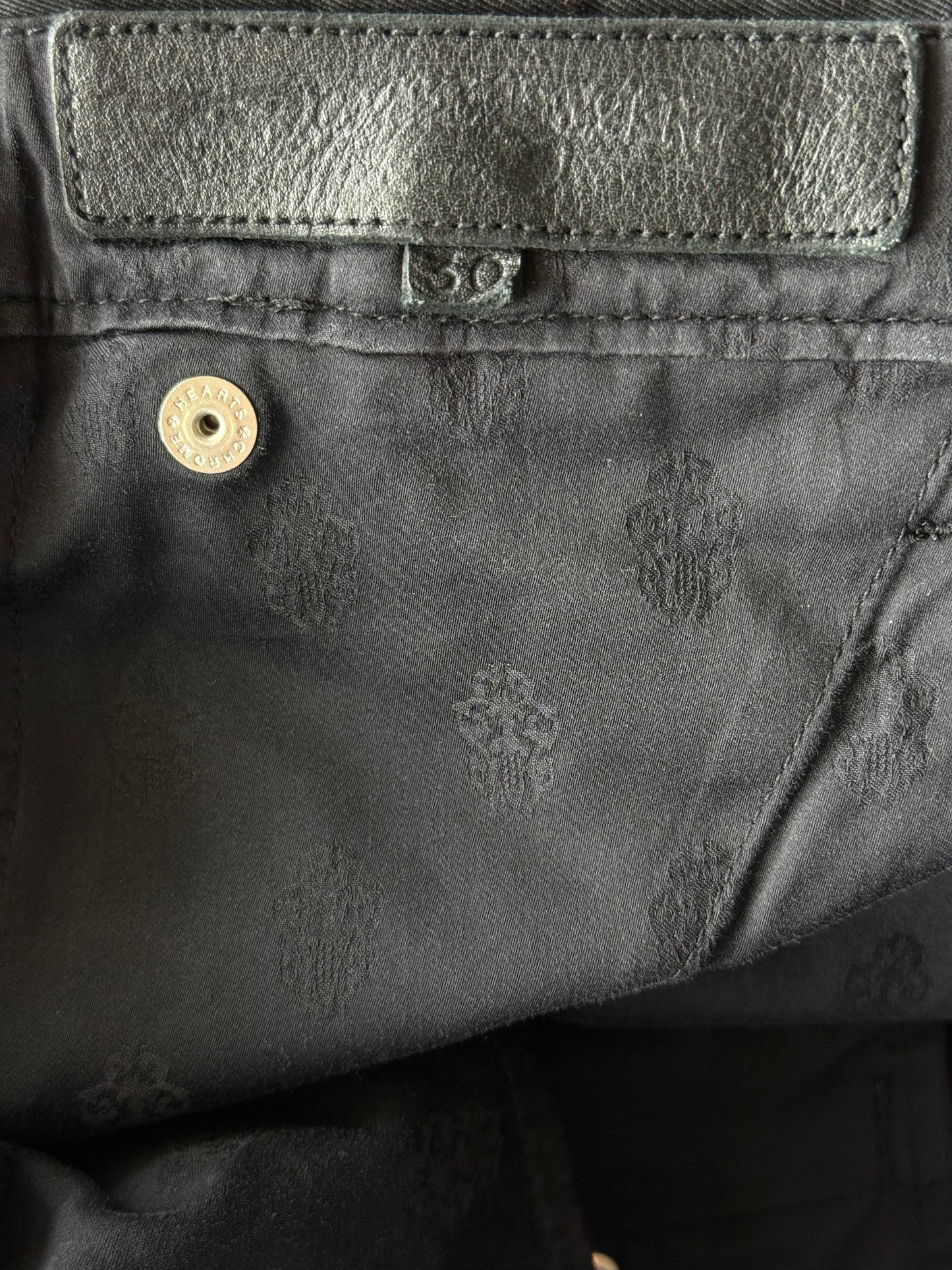 Chrome Hearts Black Camouflage Cross Patch Chino Pants