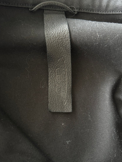 Chrome Hearts Black & Cheetah Cross Patch Work Dog Jacket