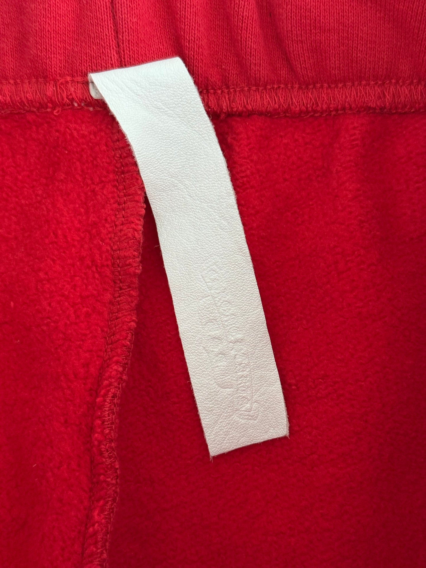 Chrome Hearts Red & White Triple Cross Embroidered Sweatpants