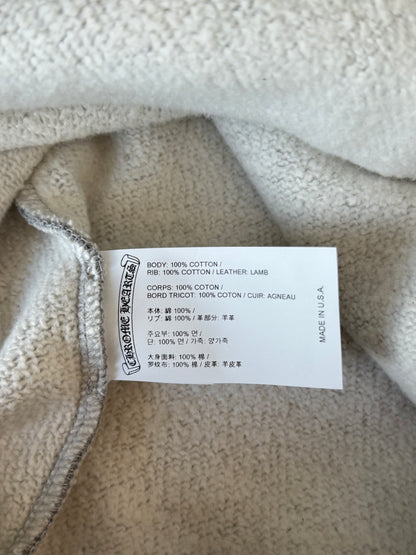 Chrome Hearts Grey & Black Triple Cross Patch Paper Jam Hoodie