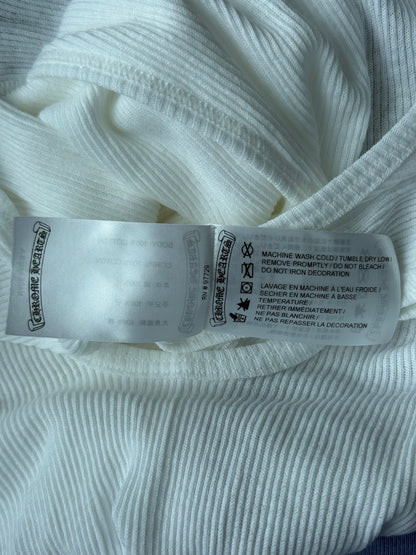 Chrome Hearts White & Black Richard Stark Graphic Tank Top
