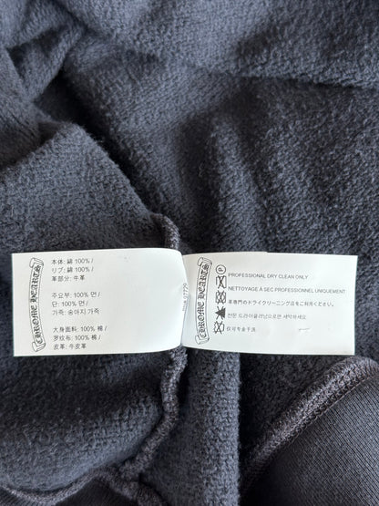 Chrome Hearts Navy & Blue Triple Cross Patch Paper Jam Hoodie