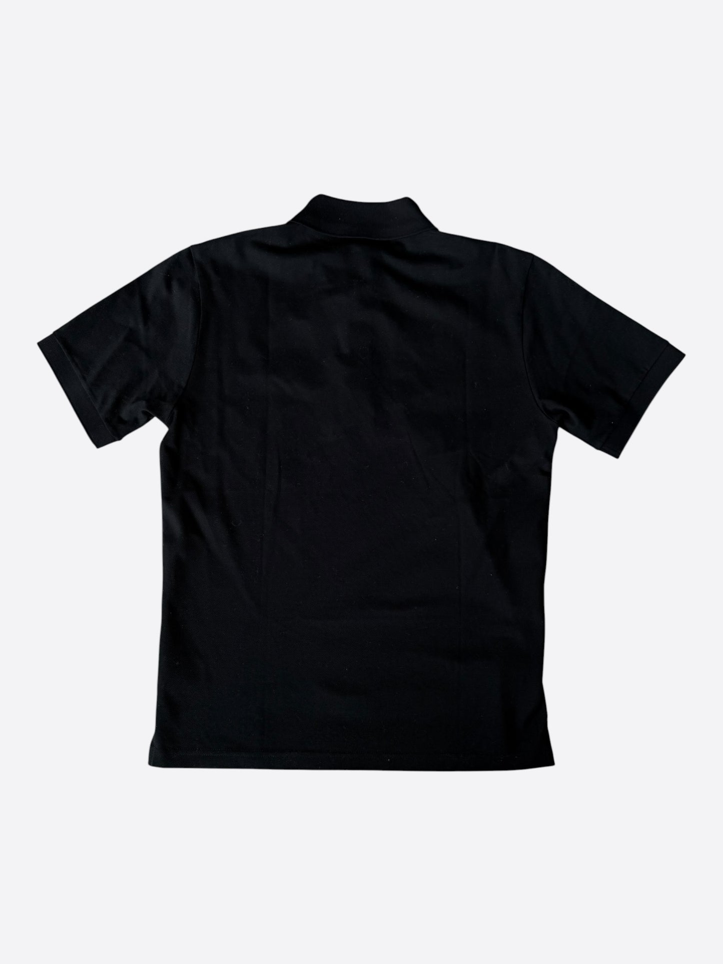 Dior Peter Doig Black & White Embroidered Logo Polo T-Shirt
