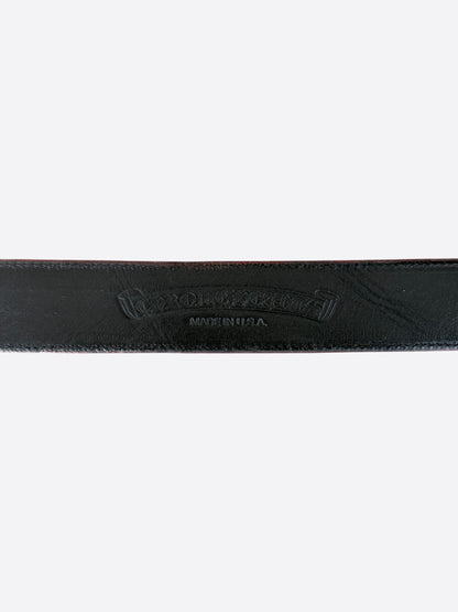 Chrome Hearts Red & Silver Gunslinger Belt