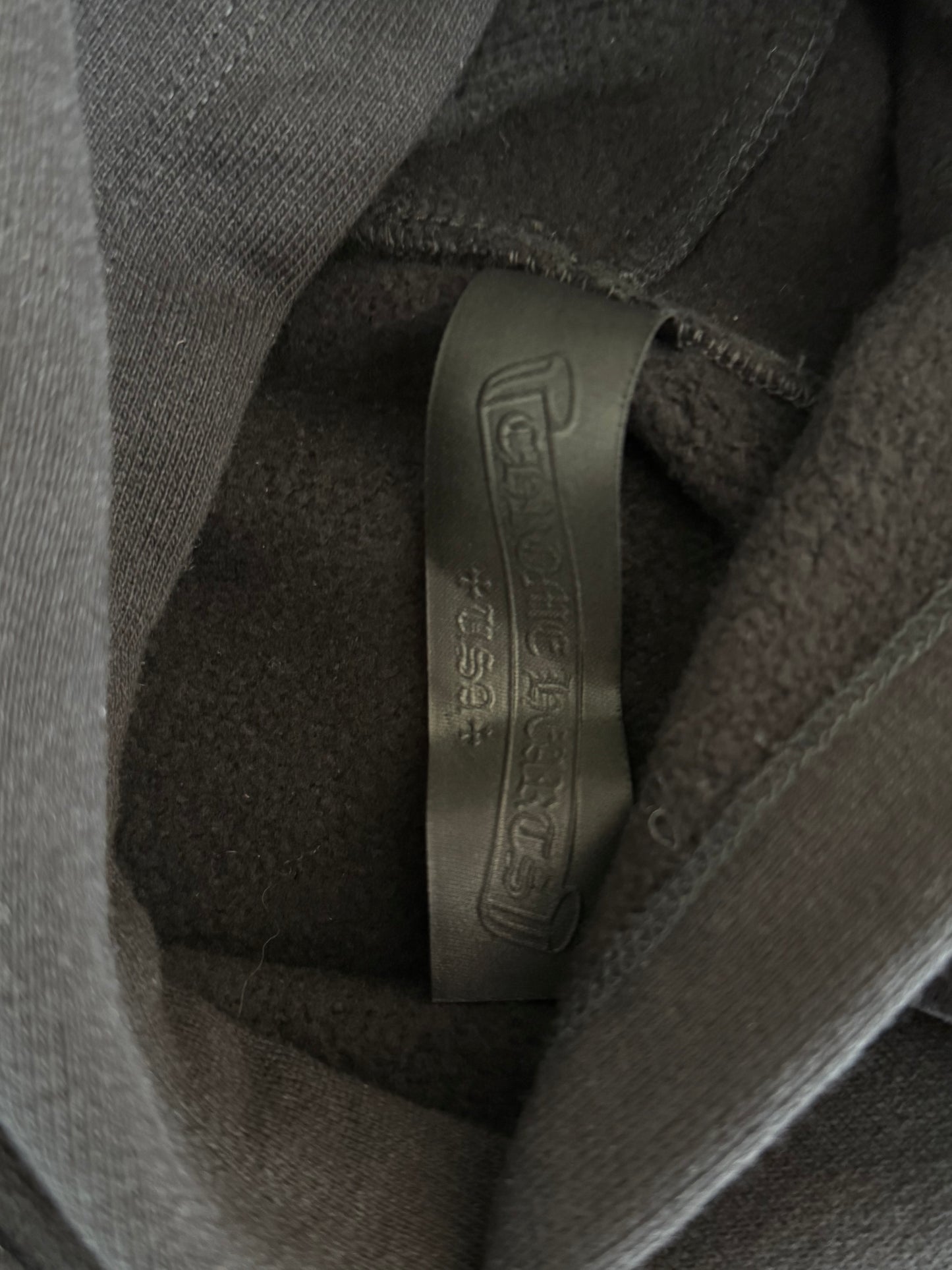 Chrome Hearts Black Triple Cross Patch Paper Jam Hoodie