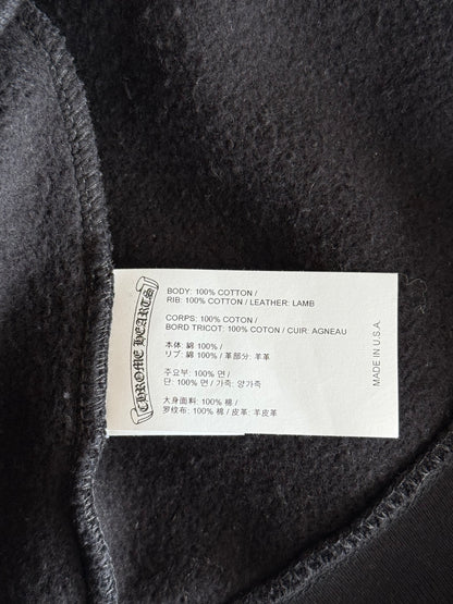 Chrome Hearts Black Triple Cross Patch Paper Jam Hoodie