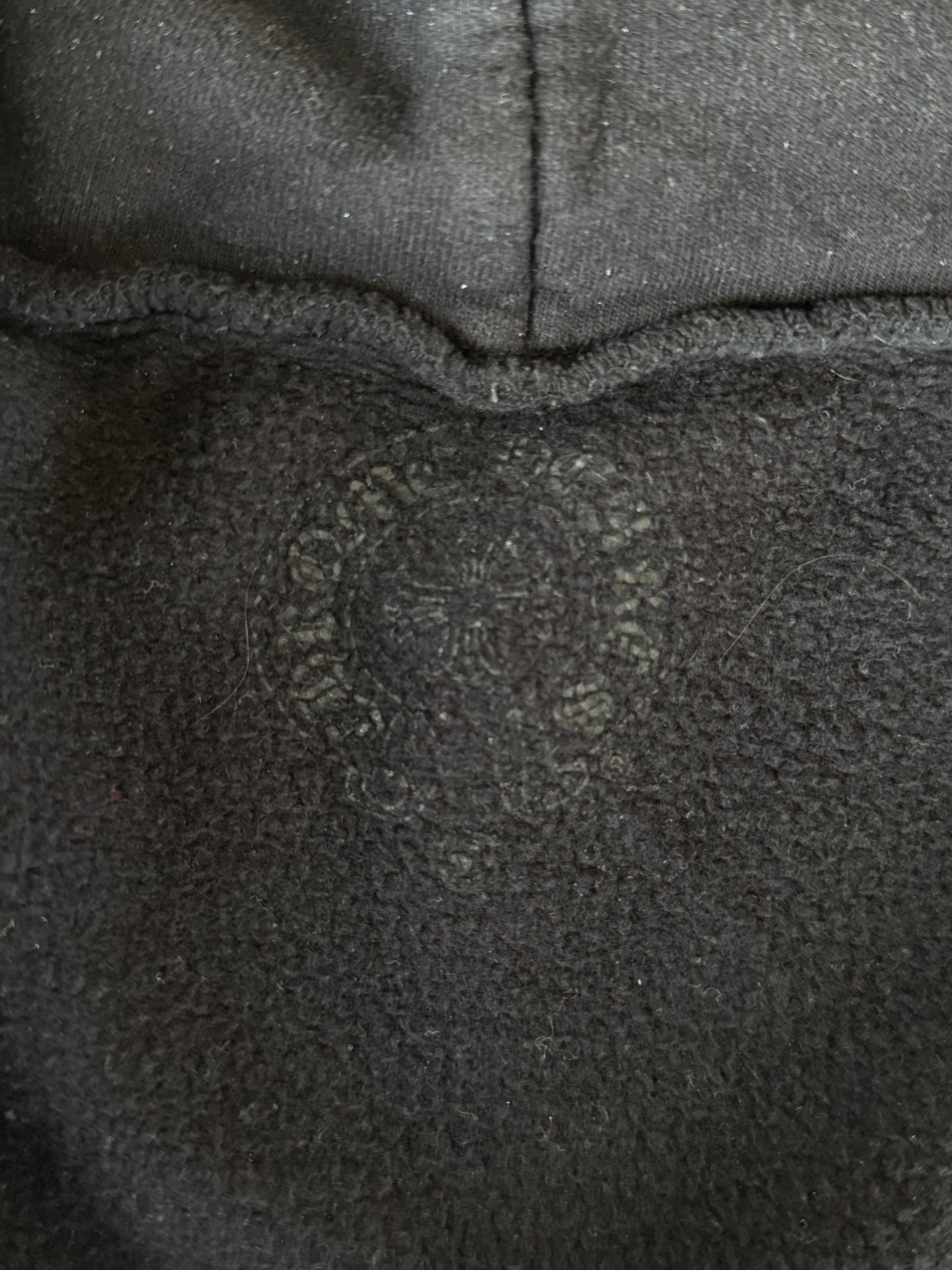 Chrome Hearts Black & Red Seoul Exclusive Horseshoe Logo Zip Up Hoodie