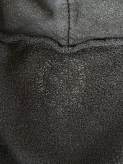 Chrome Hearts Black & Red Seoul Exclusive Horseshoe Logo Zip Up Hoodie