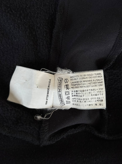 Chrome Hearts Black & Red Seoul Exclusive Horseshoe Logo Zip Up Hoodie