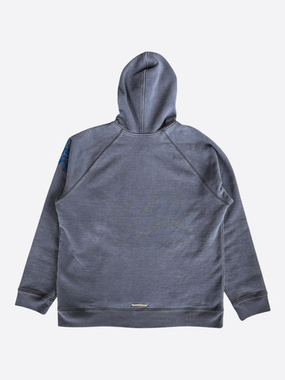 Chrome Hearts Navy & Blue Triple Cross Patch Paper Jam Hoodie
