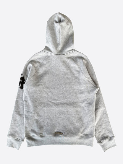 Chrome Hearts Grey & Black Triple Cross Patch Paper Jam Hoodie