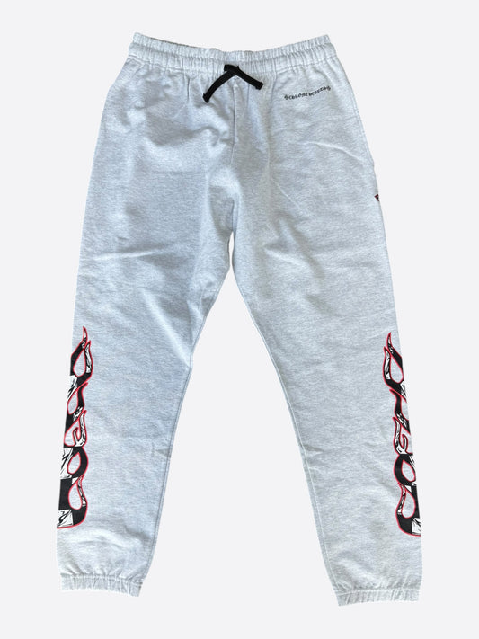 Chrome Hearts Matty Boy Grey Stay Fast Sweatpants