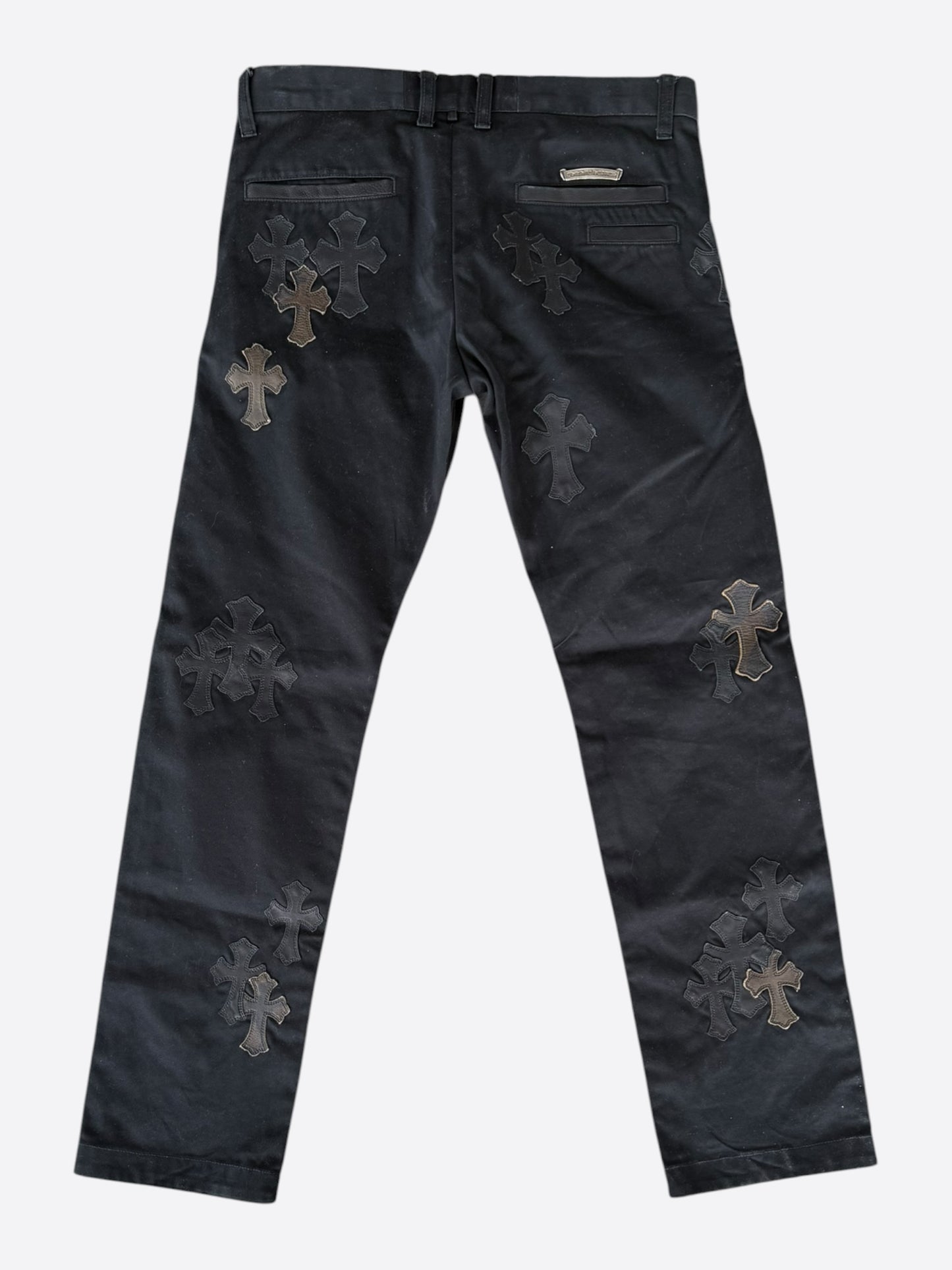 Chrome Hearts Black Camouflage Cross Patch Chino Pants