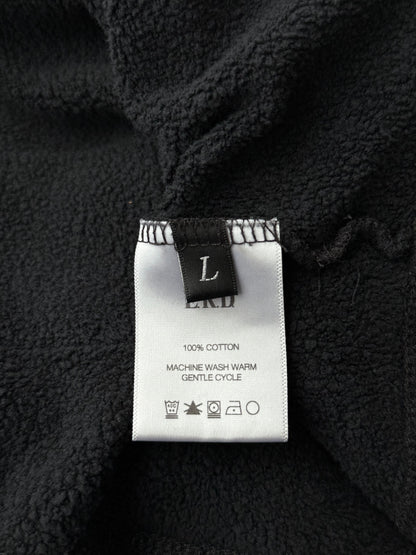 Enfants Riches Deprimes Faded Black & White Shrunken Patch Hoodie