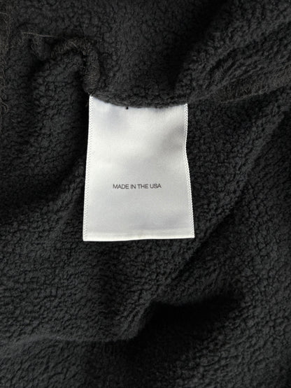 Enfants Riches Deprimes Faded Black & White Shrunken Patch Hoodie