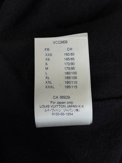 Louis Vuitton Black & White LV Stitch Logo Sweater