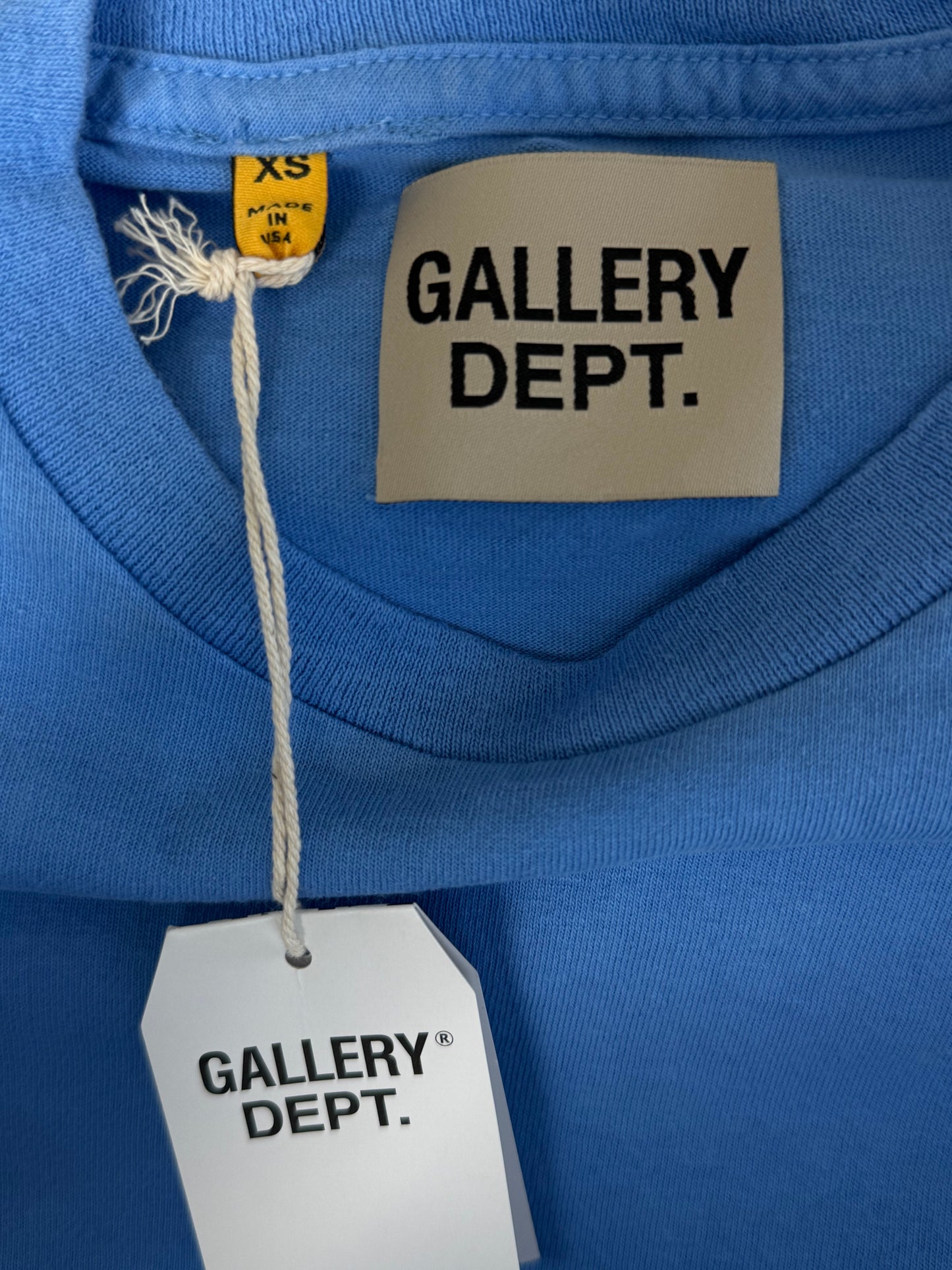 Gallery Dept Blue De La Galerie Logo Longsleeve T-Shirt