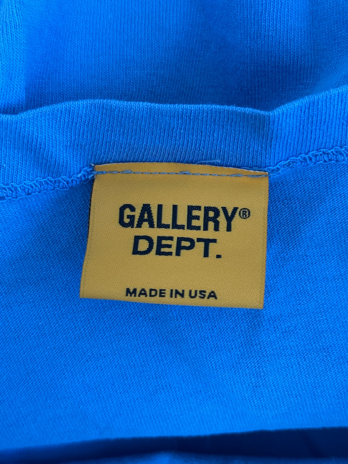 Gallery Dept Blue De La Galerie Logo Longsleeve T-Shirt