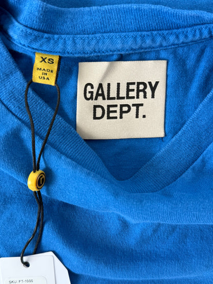 Gallery Dept Blue & White French Logo T-Shirt