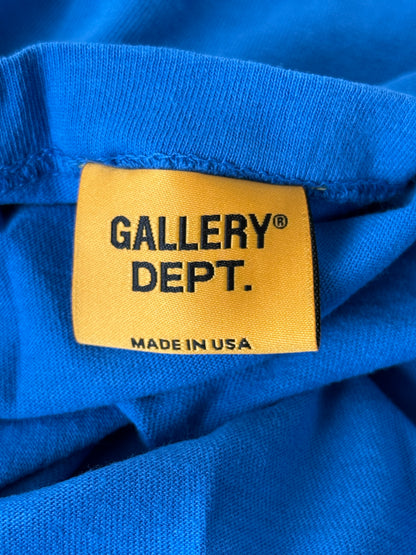 Gallery Dept Blue & White French Logo T-Shirt