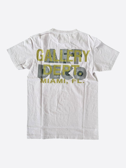 Gallery Dept Lavender & Black Art Deco Glitter Logo T-Shirt
