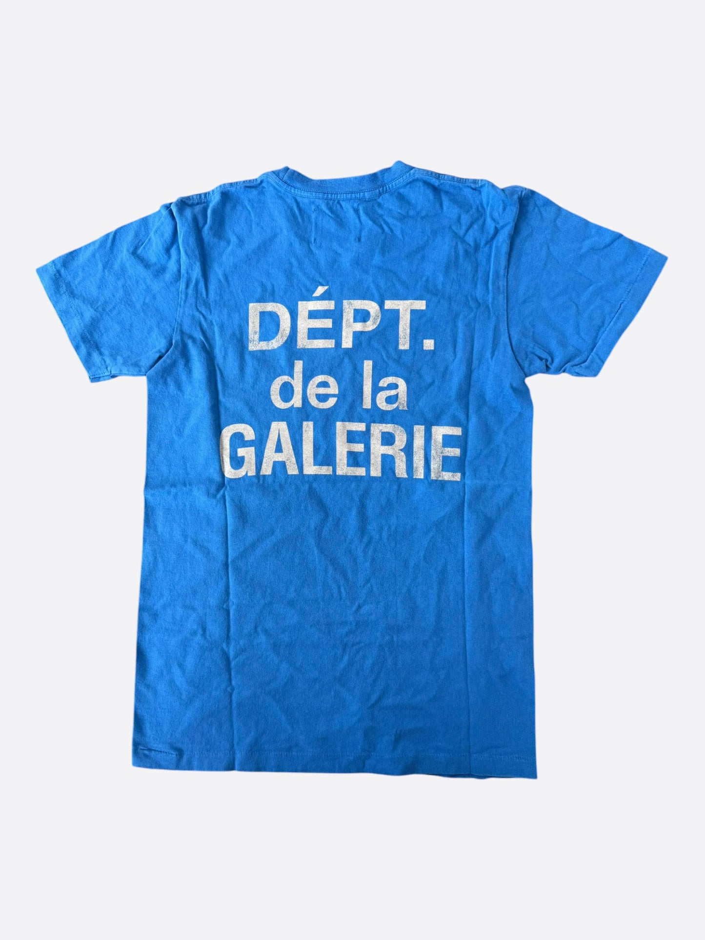 Gallery Dept Blue & White French Logo T-Shirt