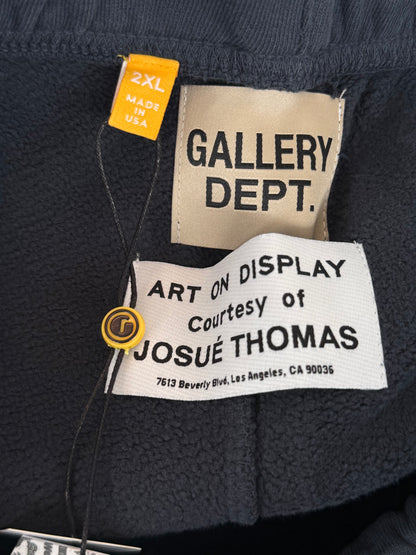 Gallery Dept Black & White Logo Sweatpants