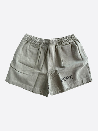 Gallery Dept Olive & Black Dept Logo Zuma Shorts