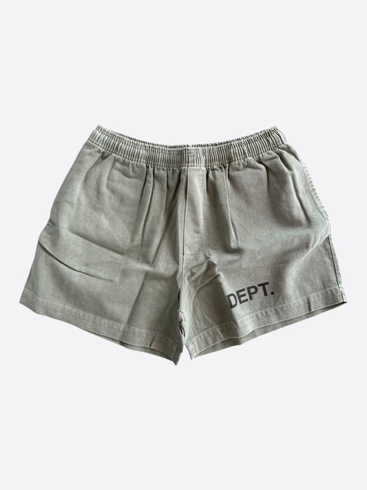 Gallery Dept Olive & Black Dept Logo Zuma Shorts