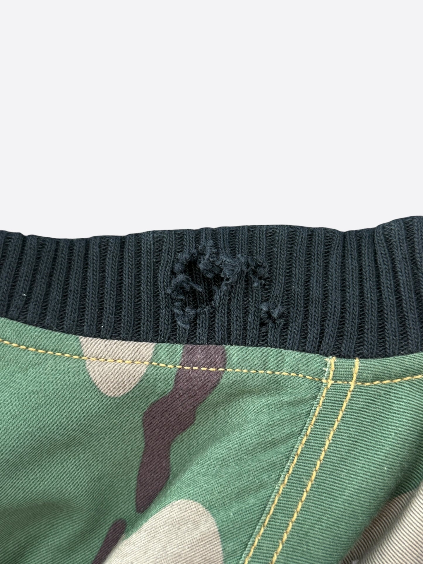 Chrome Hearts Green Camouflage Sex Records Bomber Jacket