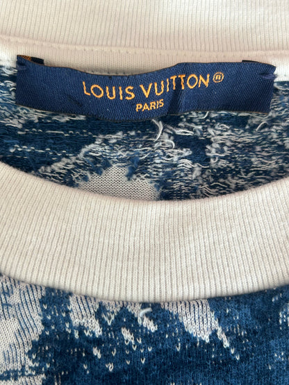 Louis Vuitton Blue & White Aquagarden Monogram T-Shirt