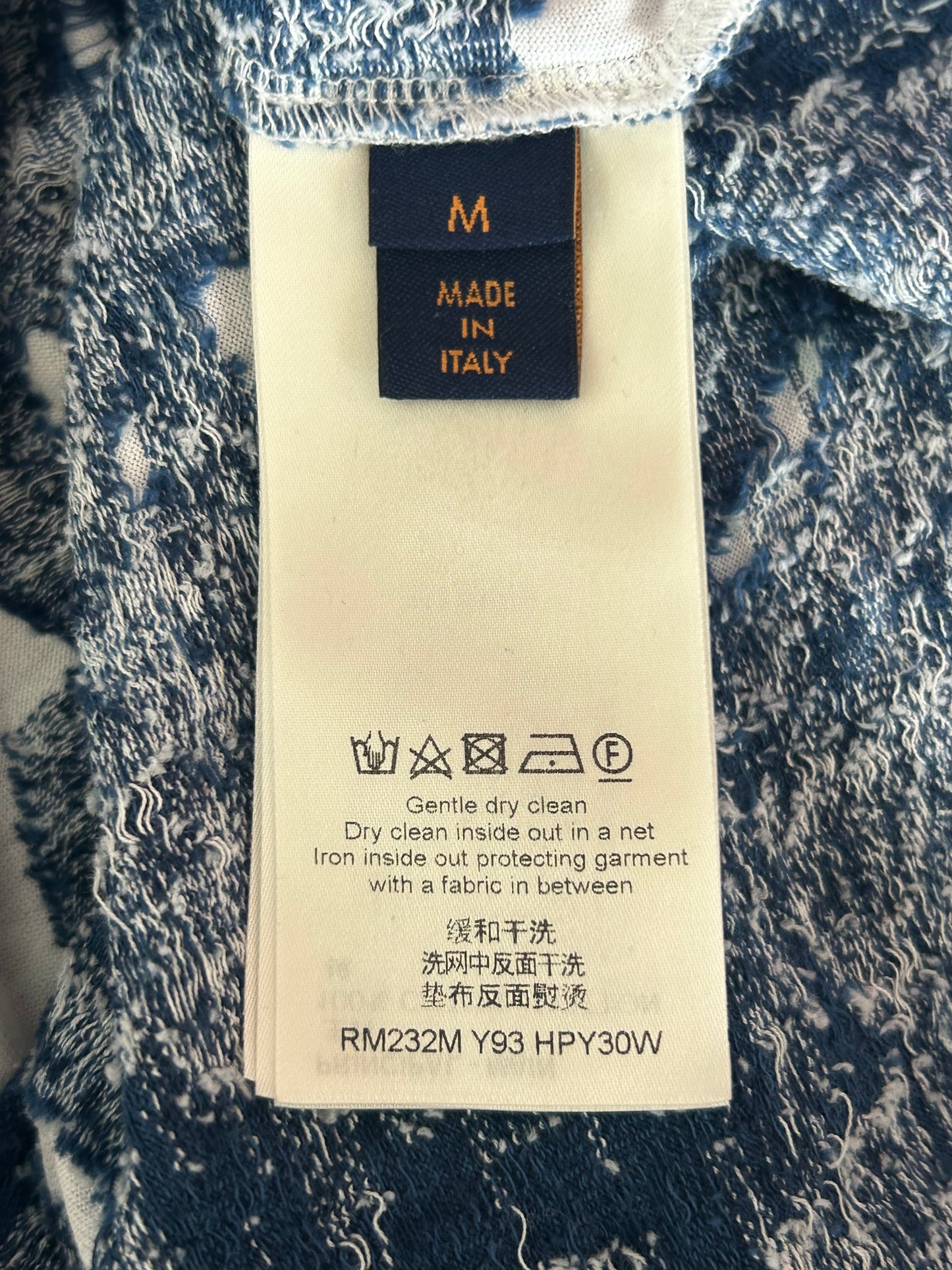 Louis Vuitton Blue & White Aquagarden Monogram T-Shirt