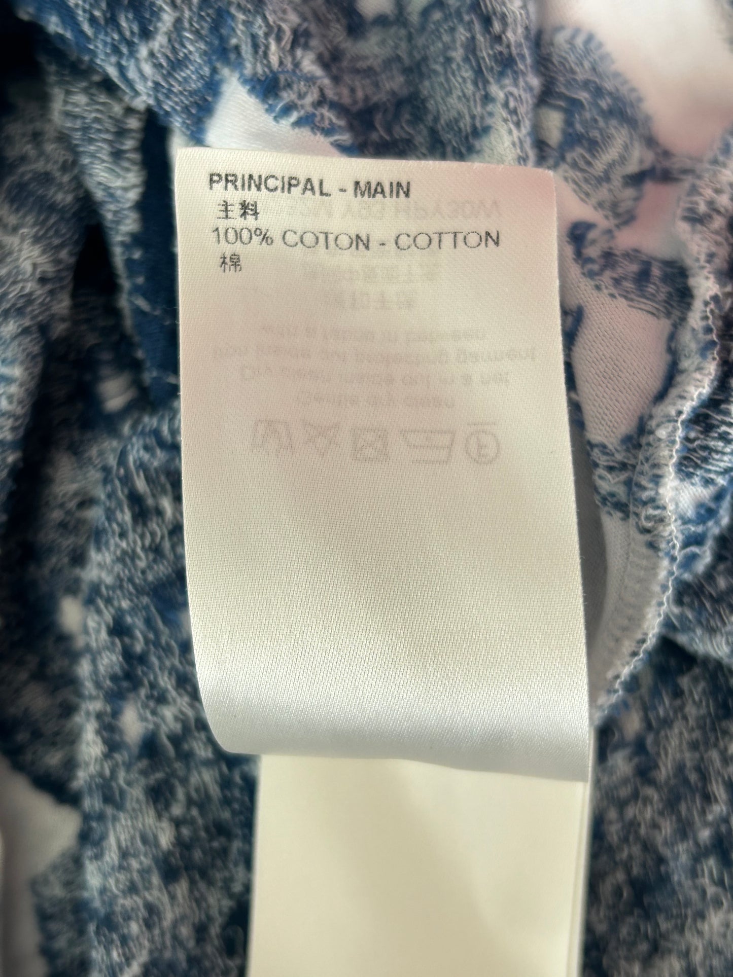 Louis Vuitton Blue & White Aquagarden Monogram T-Shirt