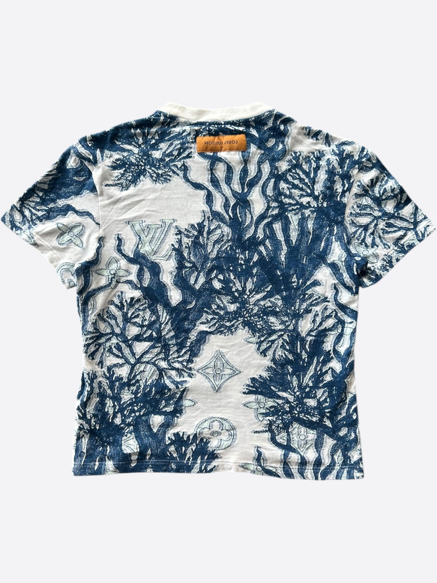 Louis Vuitton Blue & White Aquagarden Monogram T-Shirt