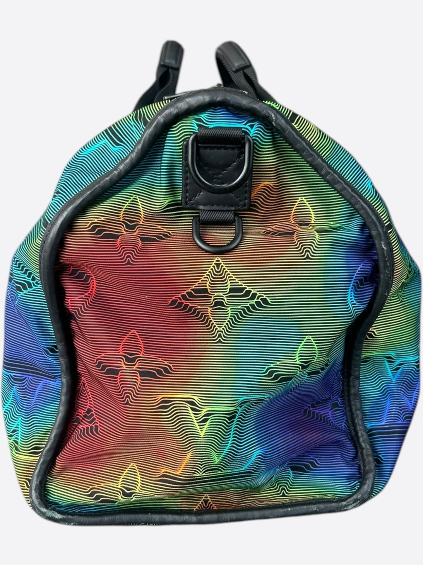 Louis Vuitton Grey & Multicolor 2054 Monogram Reversible Keepall 50