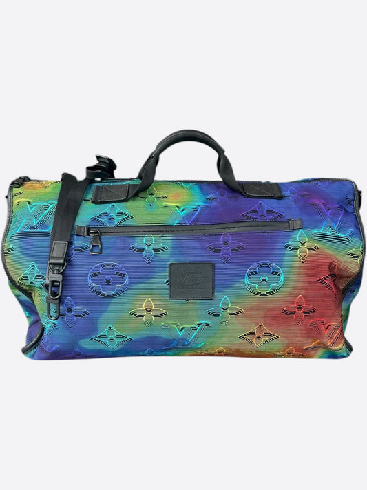 Louis Vuitton Grey & Multicolor 2054 Monogram Reversible Keepall 50