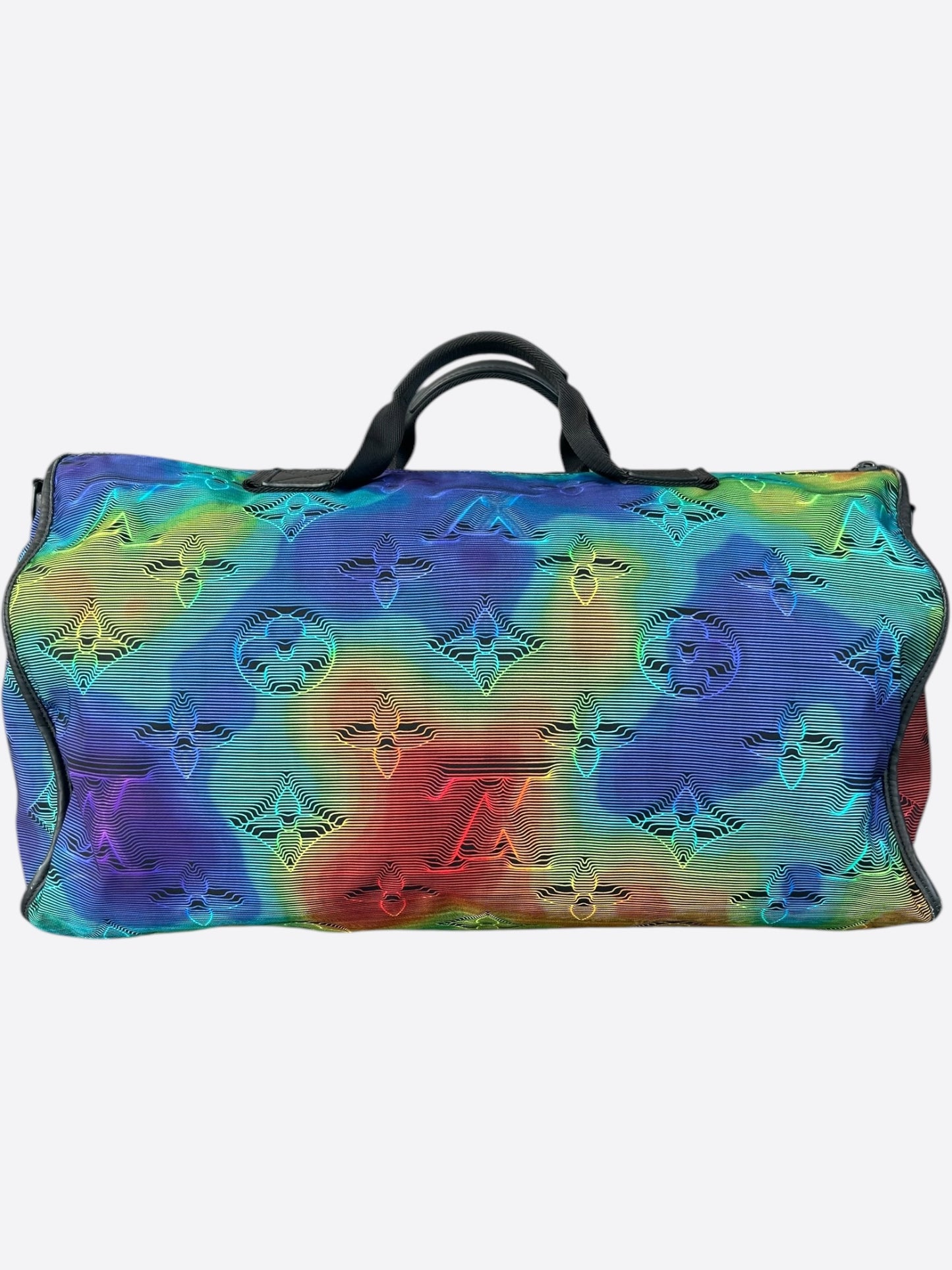 Louis Vuitton Grey & Multicolor 2054 Monogram Reversible Keepall 50
