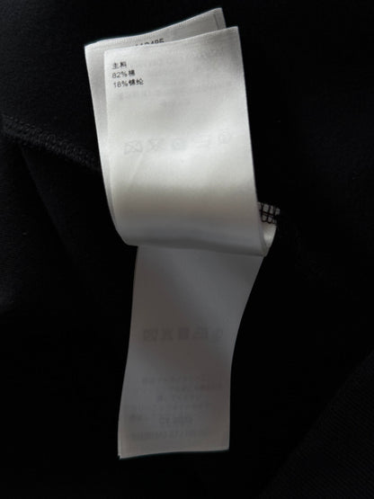 Louis Vuitton Black Embroidered Logo Zip Up Hoodie