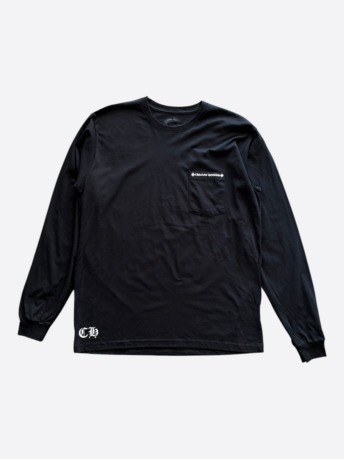 Chrome Hearts Black & White Made In Hollywood Longsleeve T-Shirt