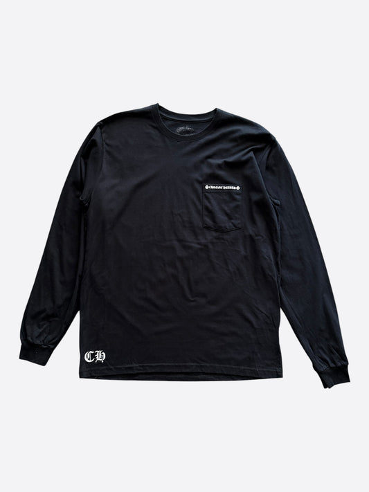Chrome Hearts Black & White Made In Hollywood Longsleeve T-Shirt