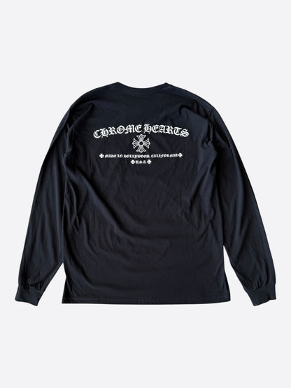 Chrome Hearts Black & White Made In Hollywood Longsleeve T-Shirt