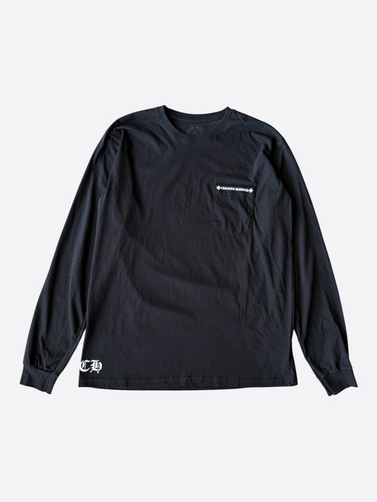 Chrome Hearts Black & White Made In Hollywood Longsleeve T-Shirt