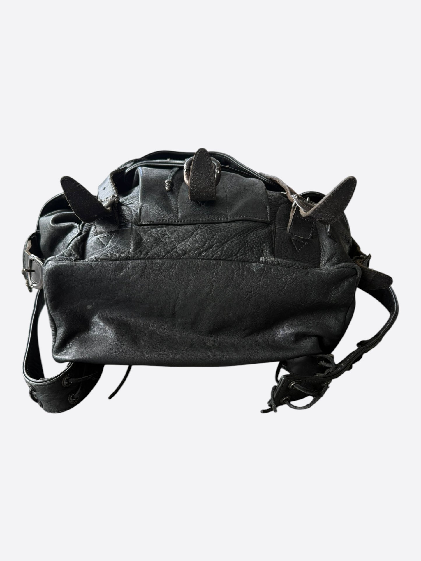 Chrome Hearts Black Filigree Cross Gunslinger Backpack
