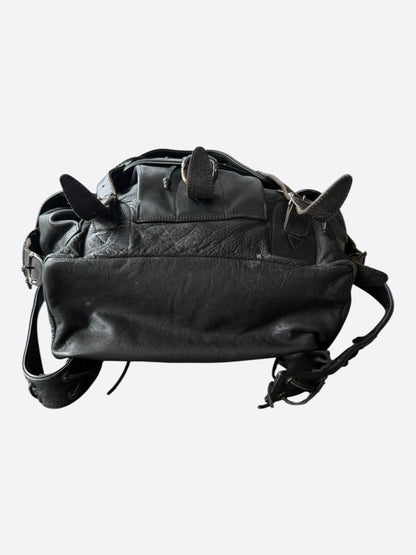Chrome Hearts Black Filigree Cross Gunslinger Backpack