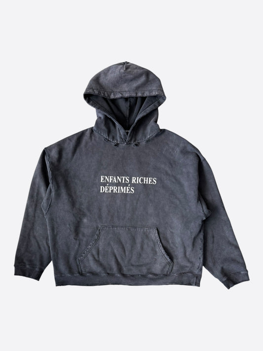 Enfants Riches Deprimes Black & White Classic Logo Hoodie