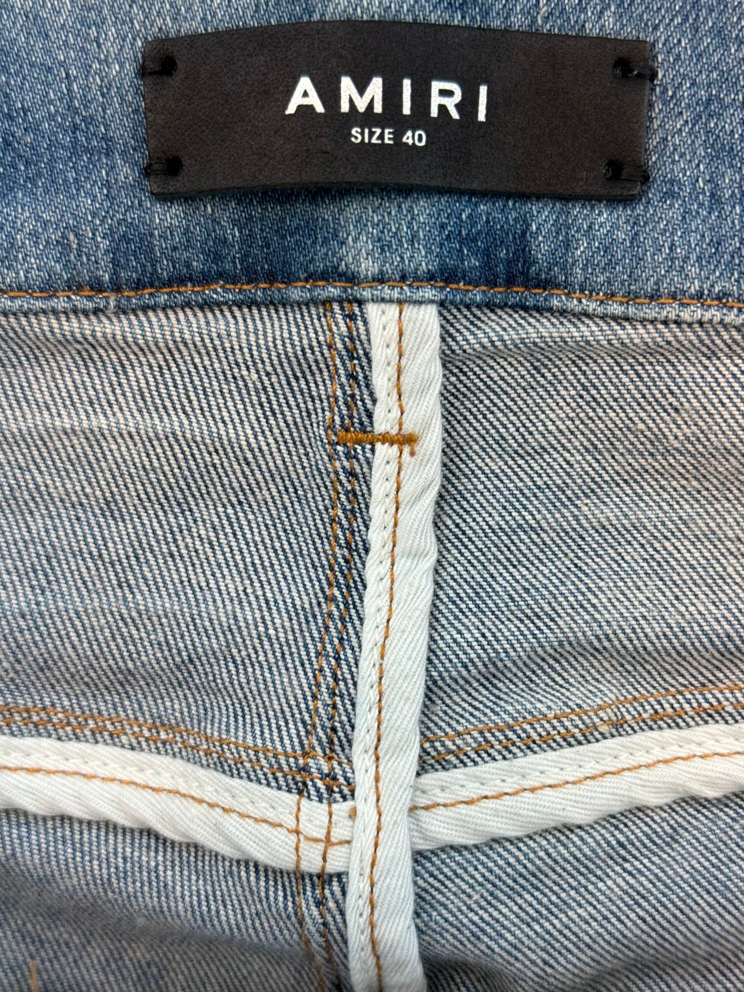 Amiri River Indigo Stack Jeans