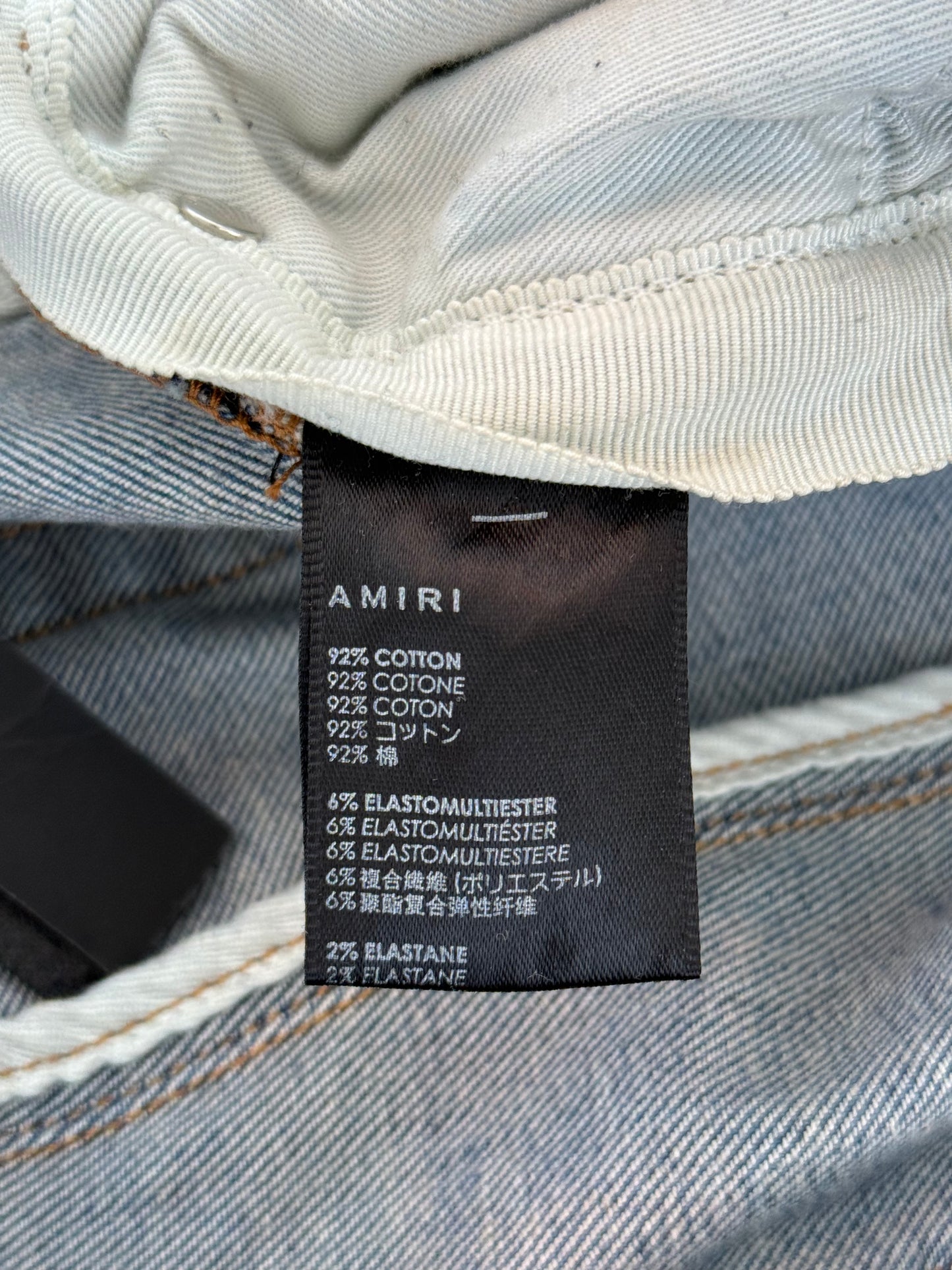 Amiri River Indigo Stack Jeans